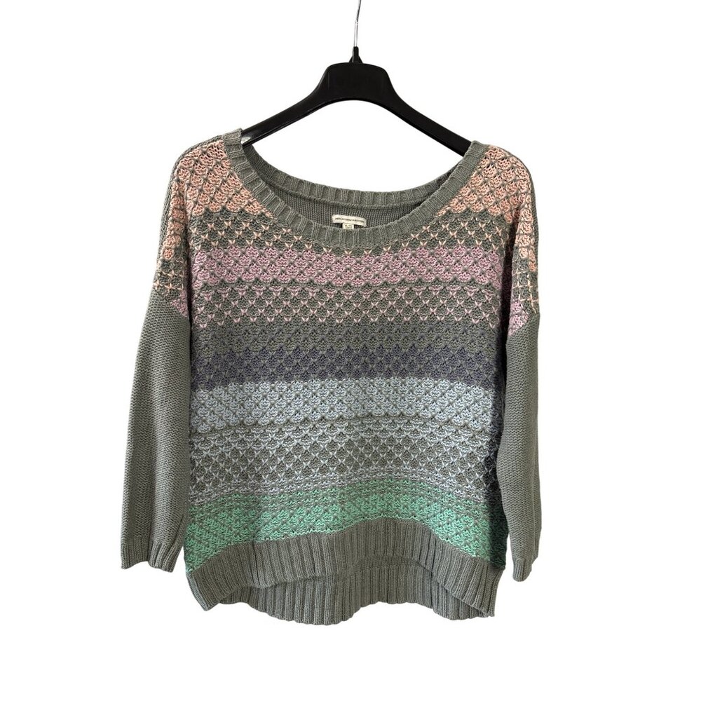 Multicolor Knit Women's Sweater